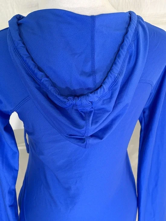 Athleta Wick-It Wader Hooded Swim Cover-up Dress in Cobat Blue - Picture 4 of 7